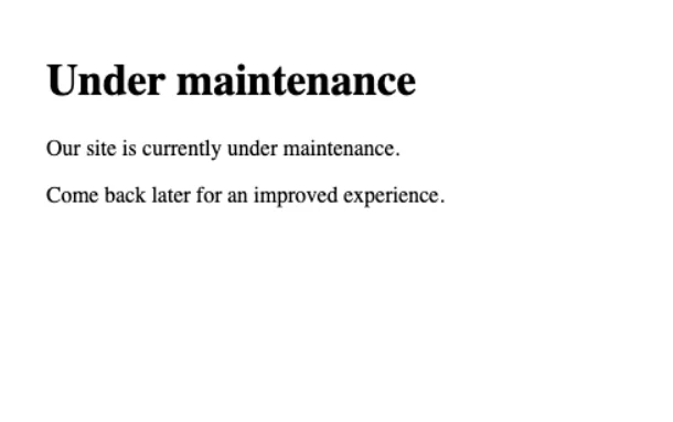 Regular Server Maintenance