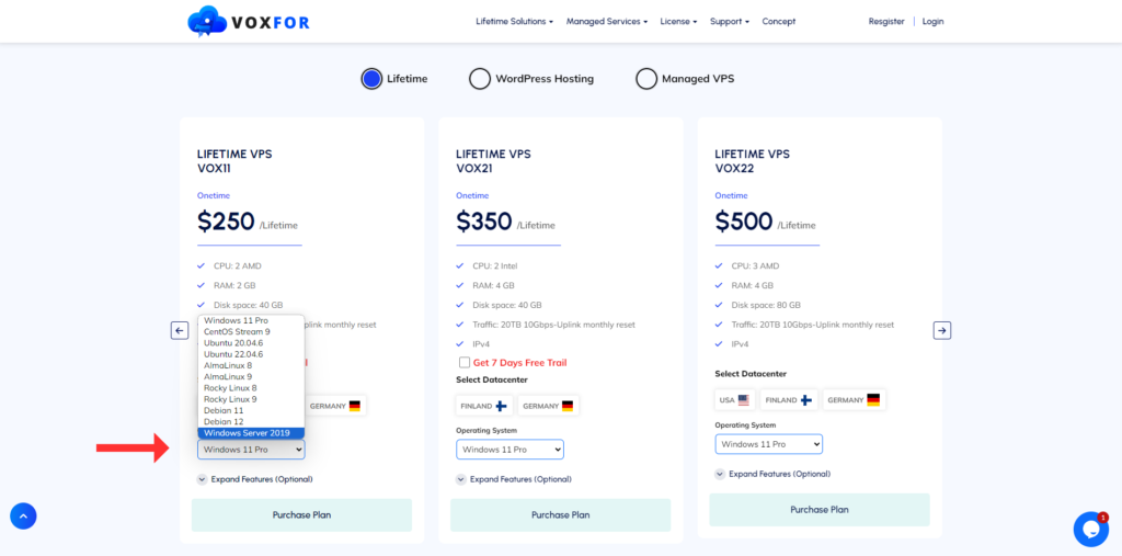 Voxfor Vps Operatin Systems