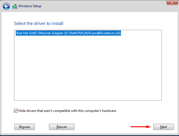 Continue Installing Driver