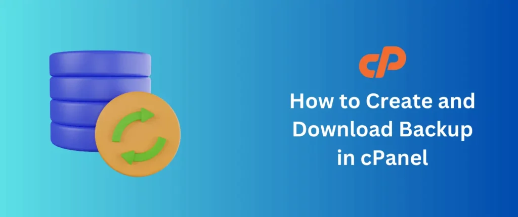 Create and Download Backup in cPanel