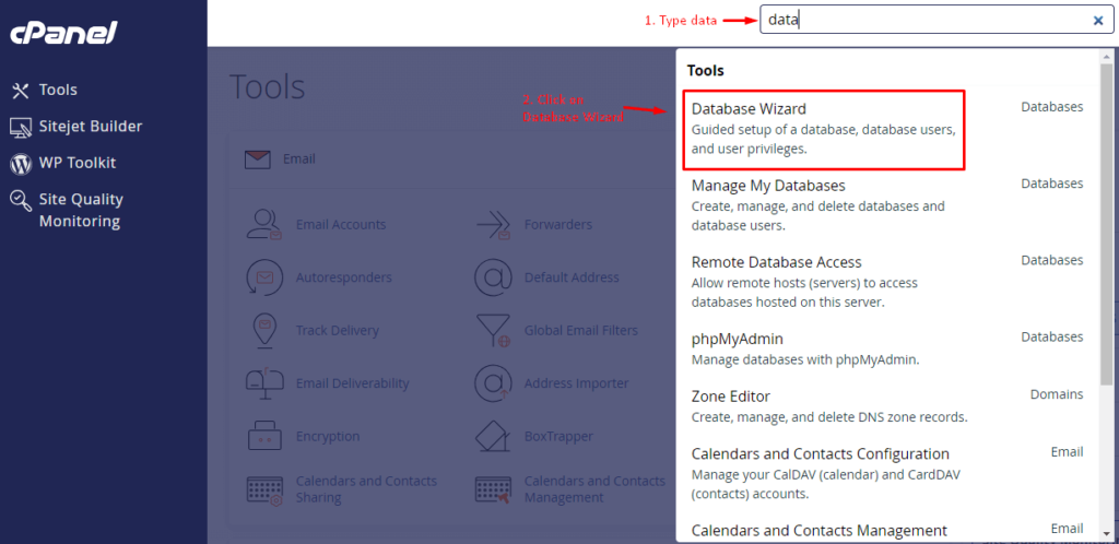 How to Create a Database in cPanel » Voxfor