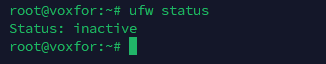Checking UFW Firewall Status - Linux Terminal