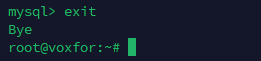 Exiting MySQL Shell - Linux Terminal