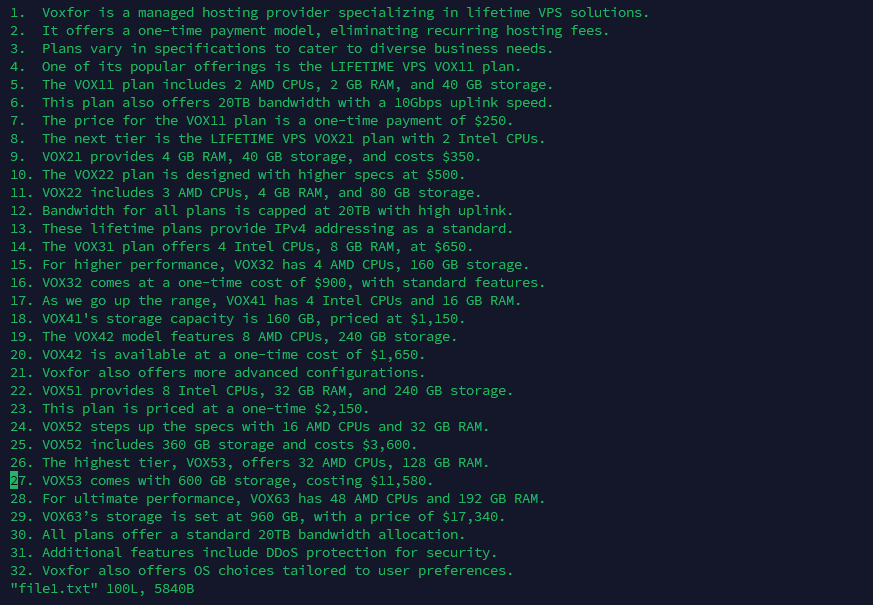 Normal mode in Vim, used for editor-level operations like saving and quitting