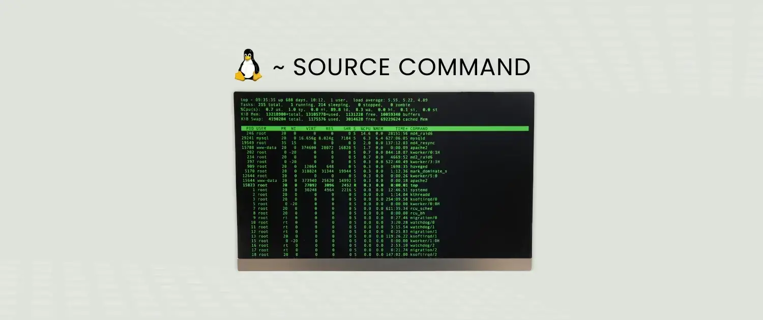 What Is the Linux source Command and How to Use It?
