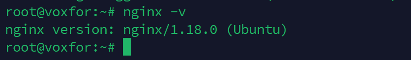 Terminal Command to Check Nginx Version