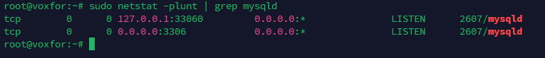 Verifying MySQL Remote Access - Linux Terminal