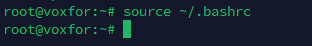 Reloading .bashrc file to apply changes using the source command
