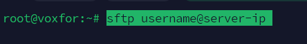 Transfer a local file to the remote server using SCP: scp ~/localfile.txt root@192.168.1.1:/home/root/
