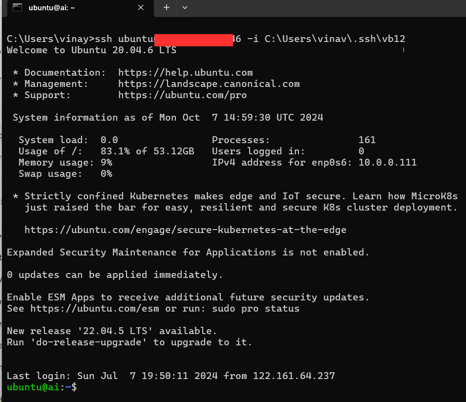 Connecting to Ubuntu Server via SSH Key