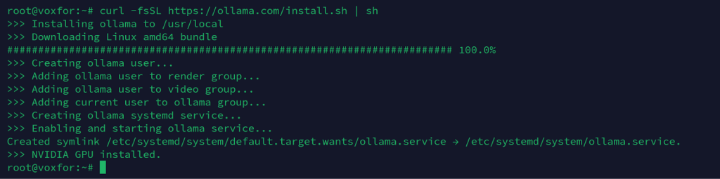 curl -fsSL https://ollama.com/install.sh | sh