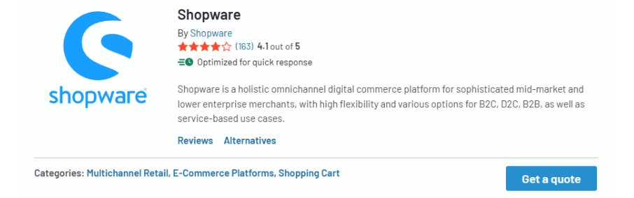 G2 Shopware Review
