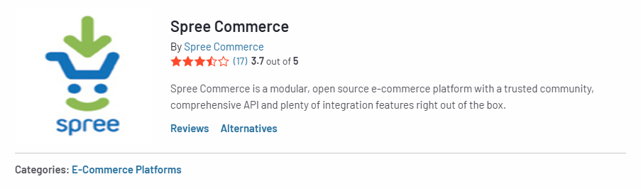 G2 Spree Commerce Review