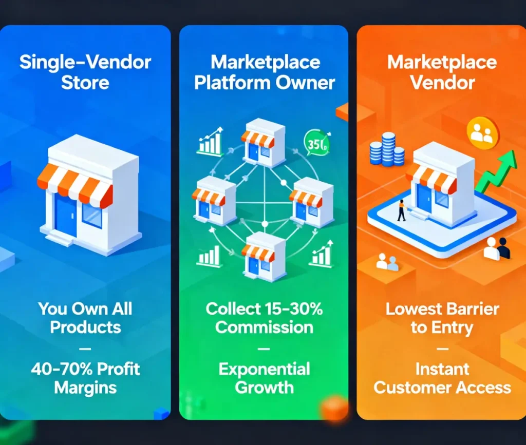 Single-Vendor Store vs Multi-Vendor Marketplace