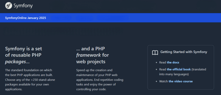 symfony PHP Framework