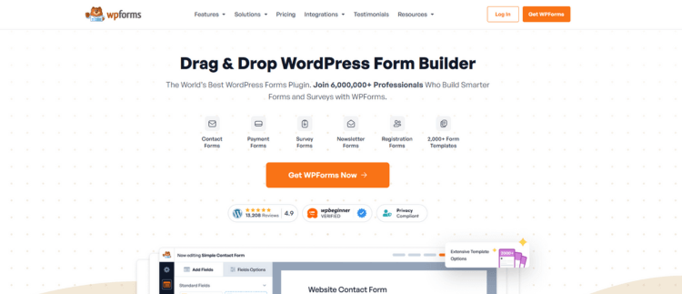 wpform ai WordPress AI Plugins
