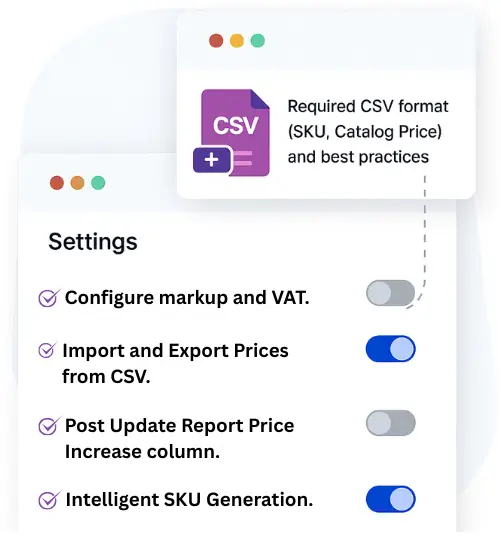 Preview and Confirm Price Changes