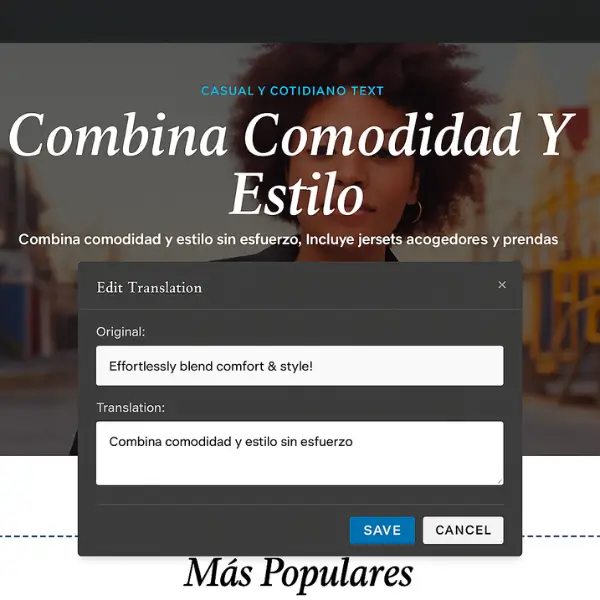 visual editor translator