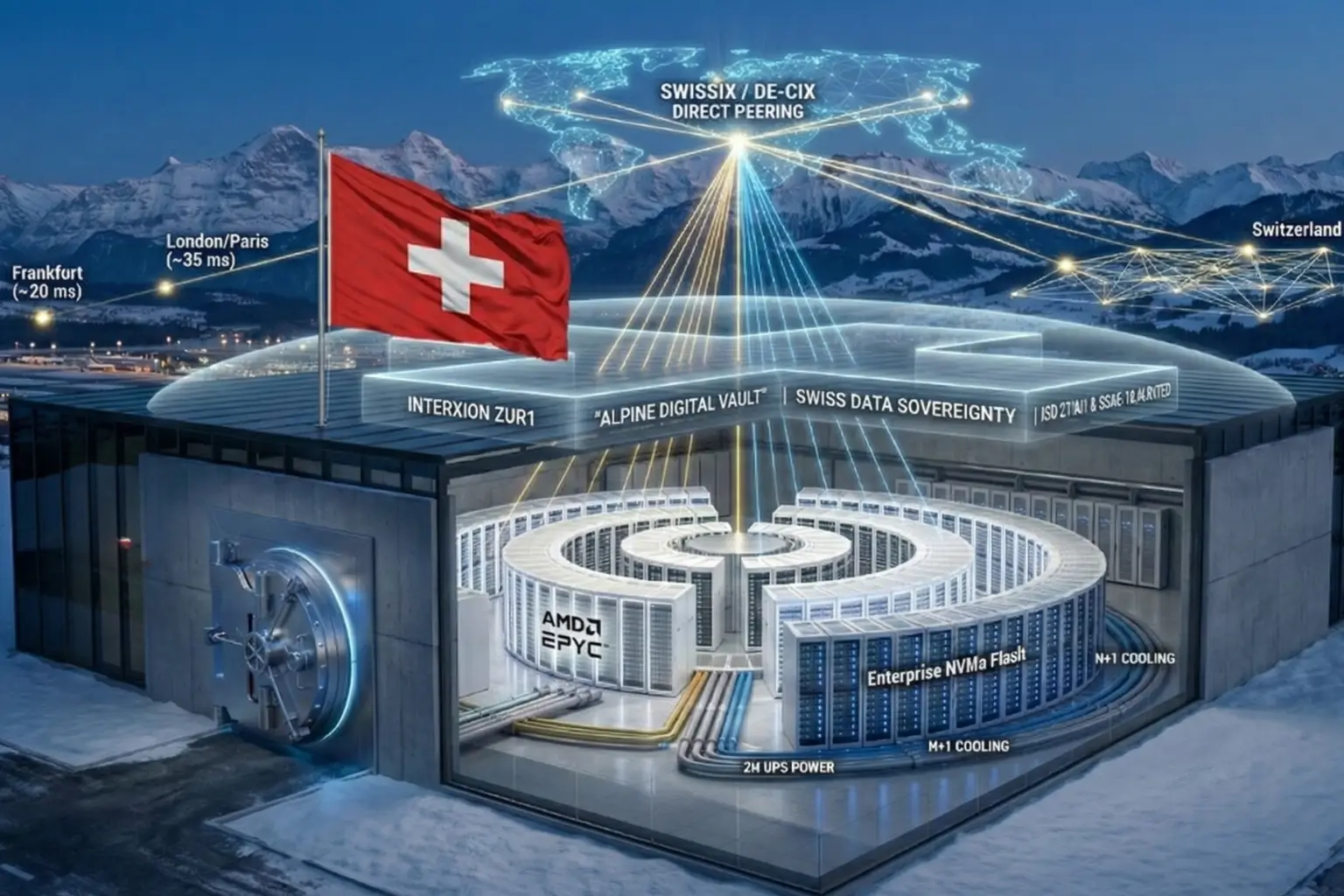 VPS Hosting in Zurich, Switzerland