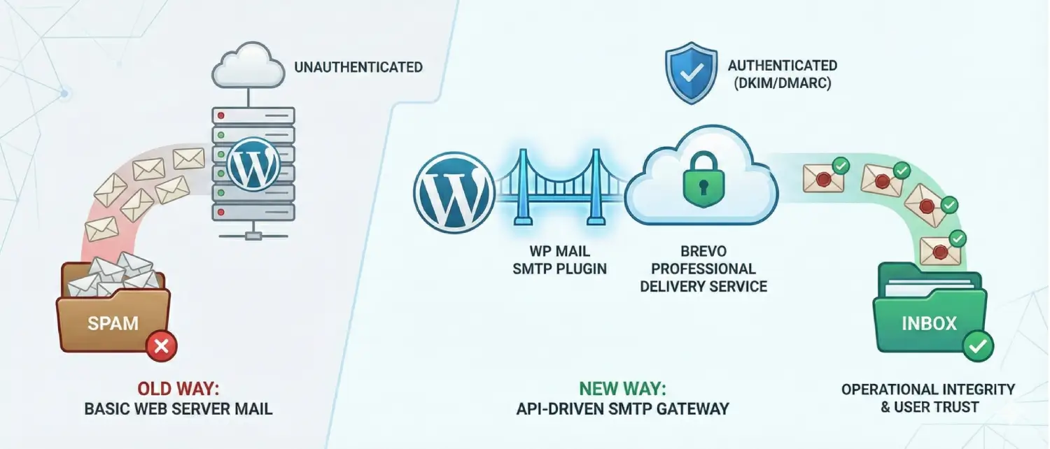How to Fix WordPress Email Delivery Issues Using Brevo Free SMTP API