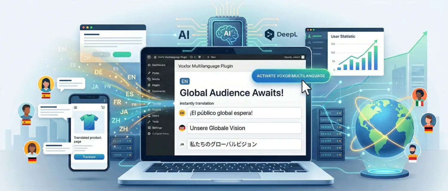 Voxfor Multilanguage Plugin: Transform Your WordPress Site Into a Global Powerhouse
