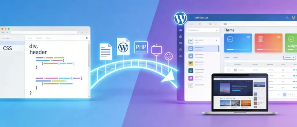 Convert from HTML to WordPress