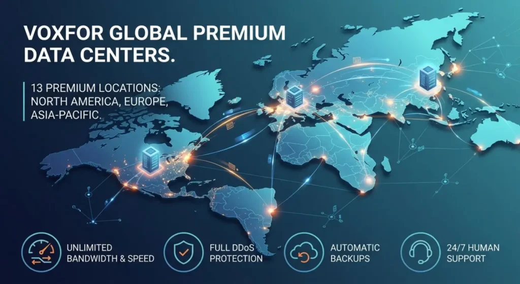 Voxfor VPS Locations Around the World