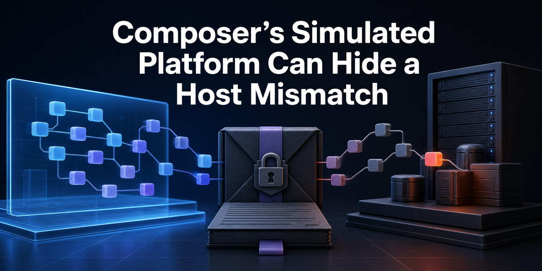 Composer’s Simulated Platform Can Hide a Host Mismatch