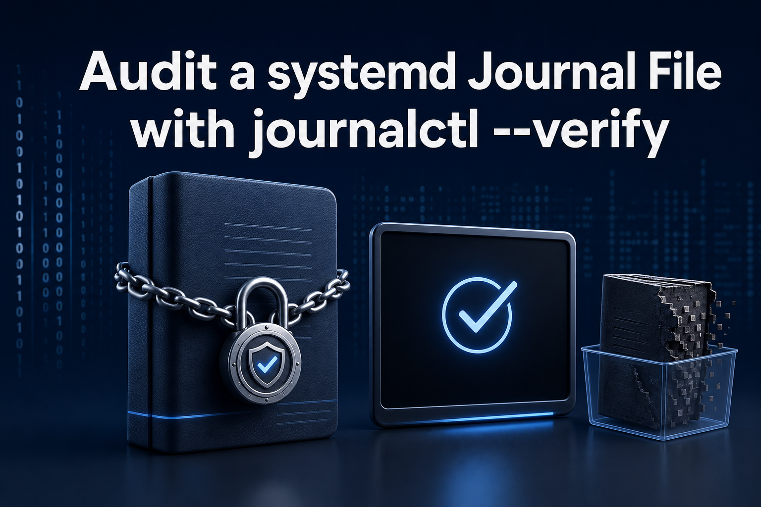 Audit a systemd Journal File with journalctl --verify