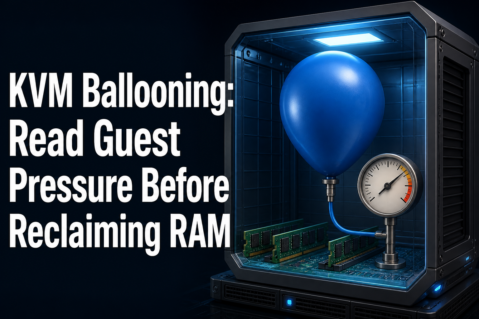 KVM Ballooning: Read Guest Pressure Before Reclaiming RAM