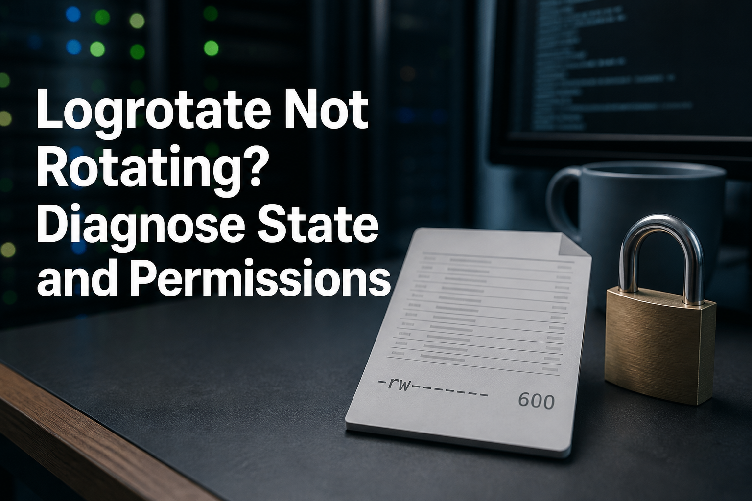 Logrotate Not Rotating? Diagnose State and Permissions