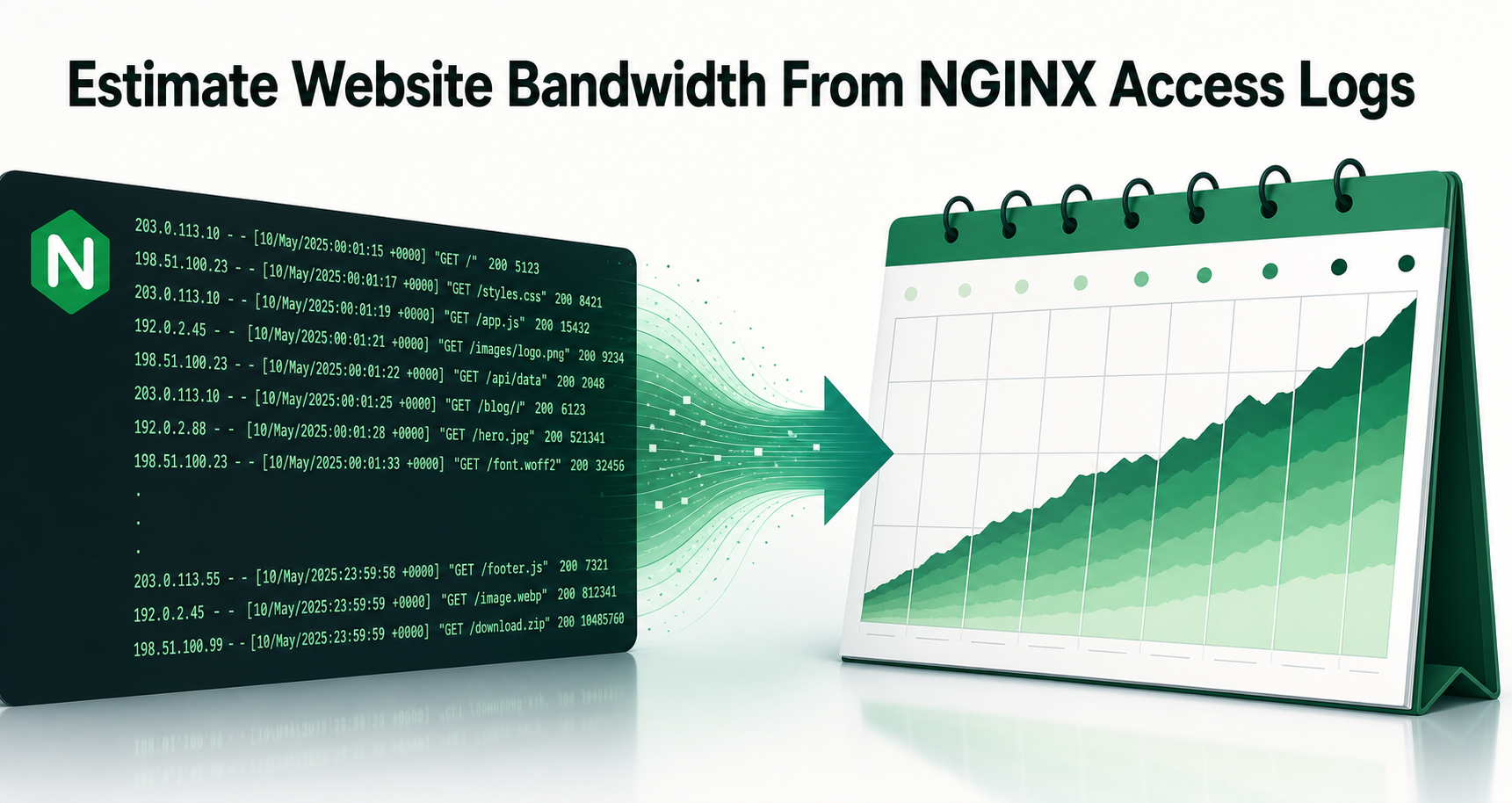 Estimate Website Bandwidth From NGINX Access Logs