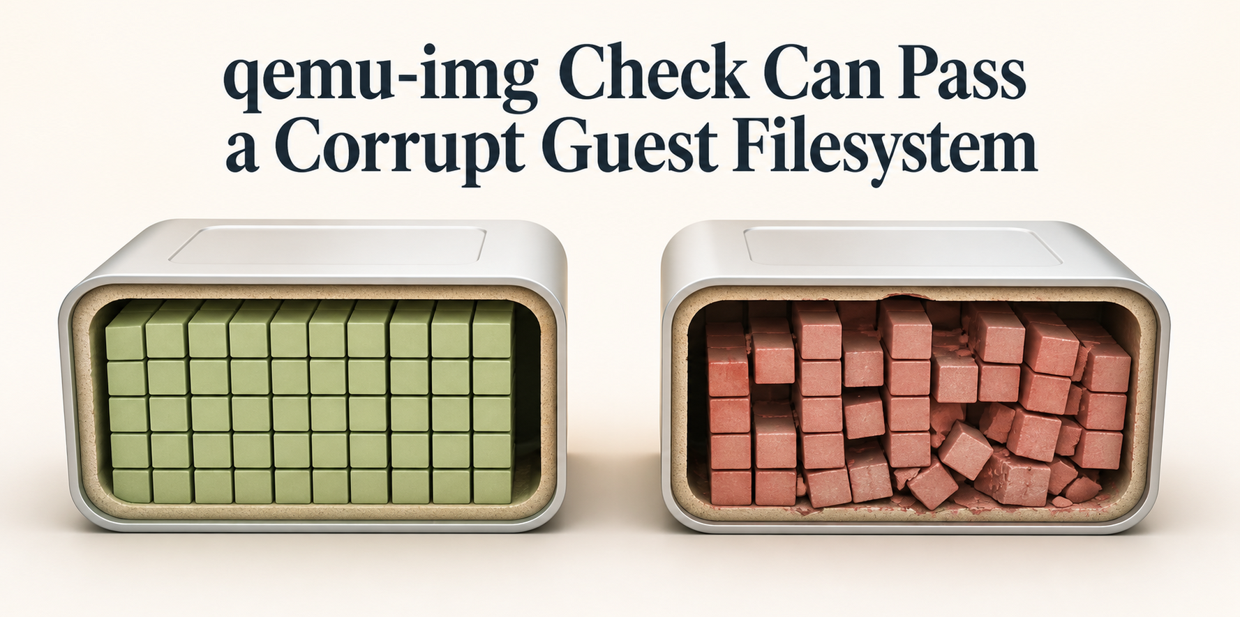 qemu-img Check Can Pass a Corrupt Guest Filesystem