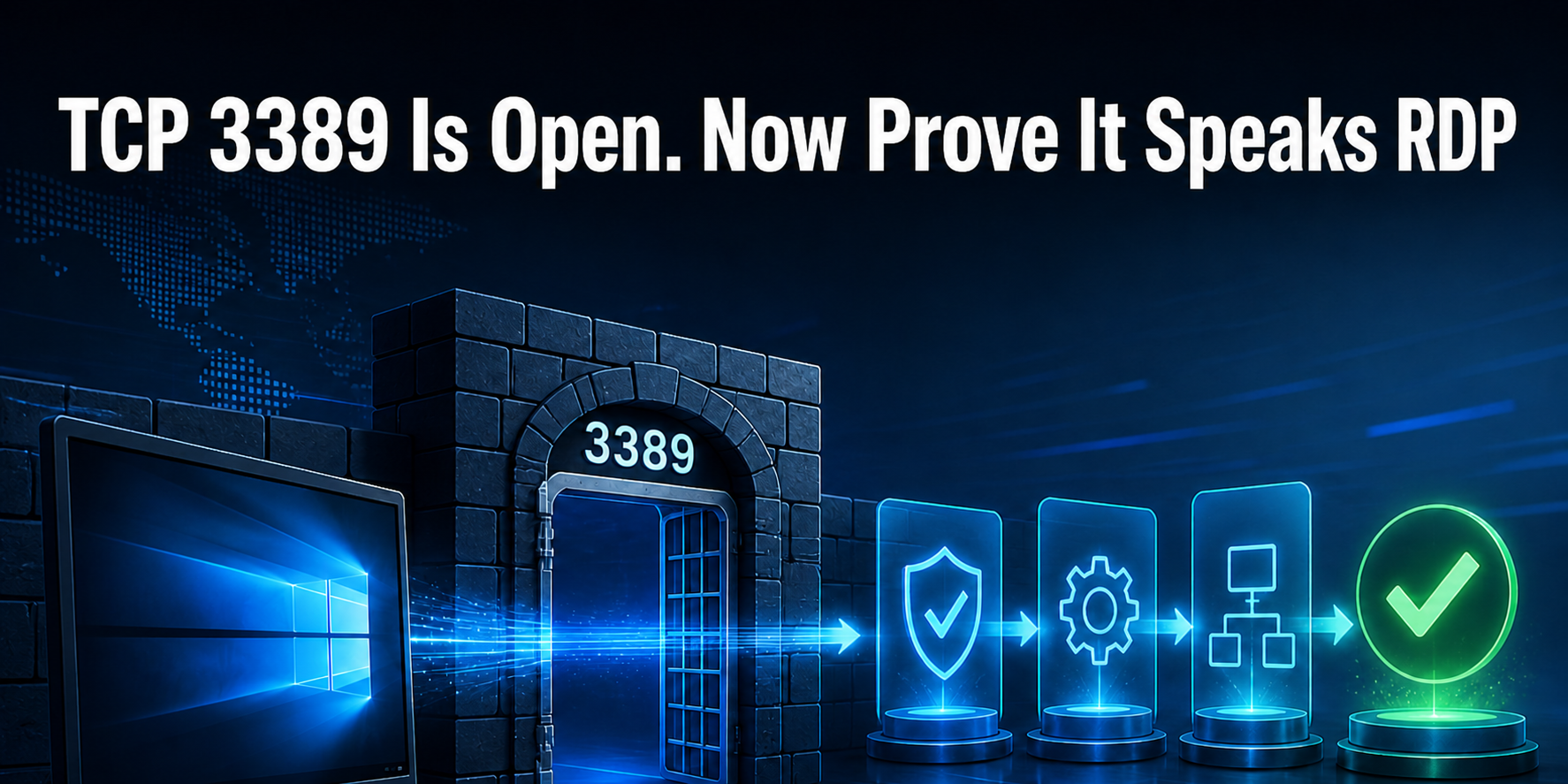 TCP 3389 Is Open. Now Prove It Speaks RDP