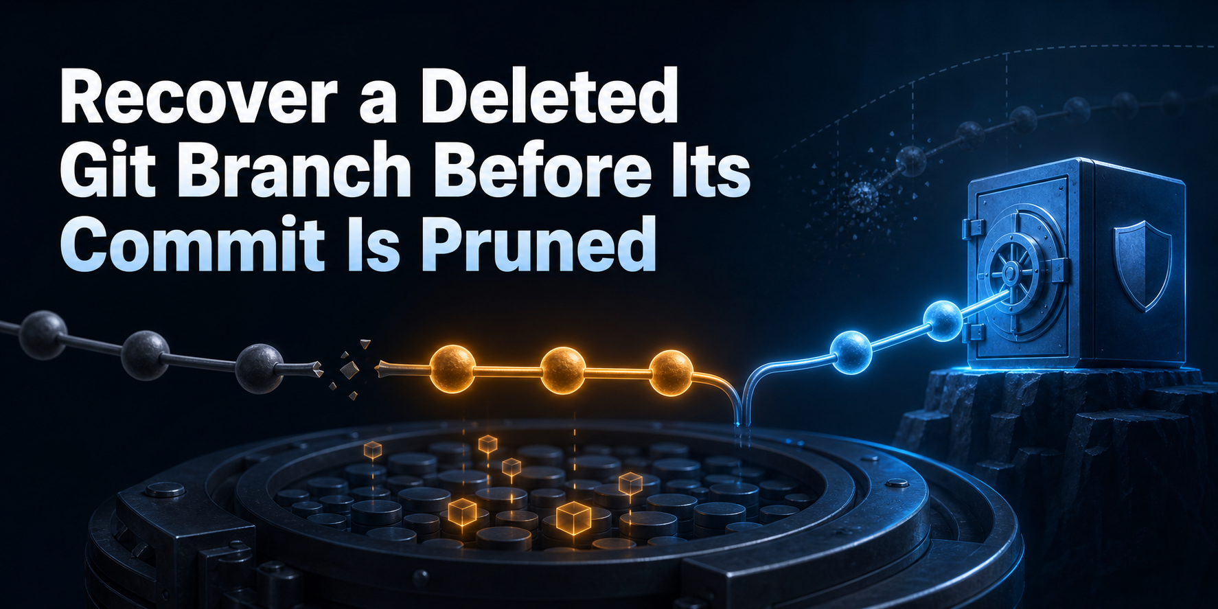 Recover a Deleted Git Branch Before Its Commit Is Pruned