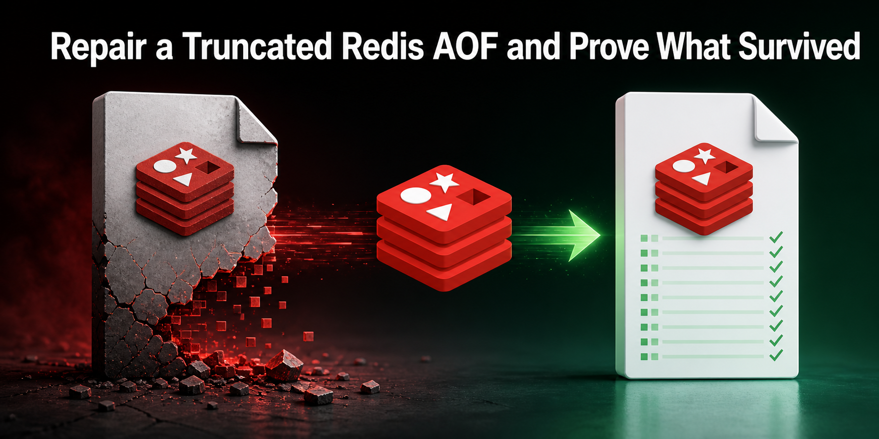 Repair a Truncated Redis AOF and Prove What Survived
